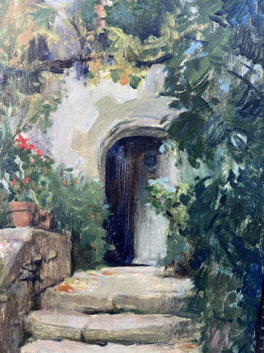 Emile Simon, le perron fleuri-photo-3