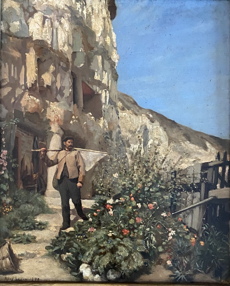Jules Badin. La Maison Duval à Yport. Seine Maritime. Rare-photo-2