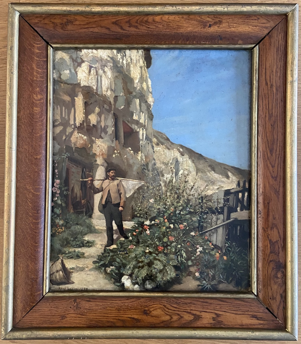 Jules Badin. La Maison Duval à Yport. Seine Maritime. Rare