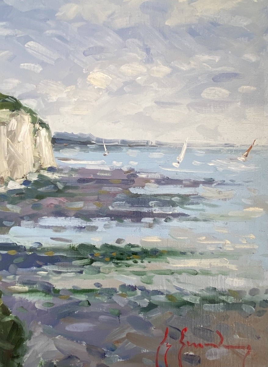 Guy Legendre, Seaside In Ault, In The Bay Of Somme-photo-2