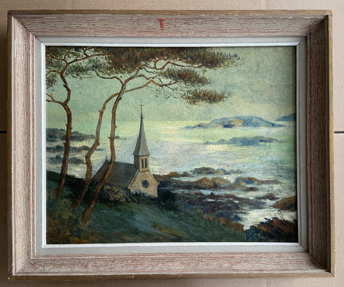 Ploubalzanec, la chapelle de la Trinité, près de Paimpol. Louis van de Velde. Bretagne-photo-2