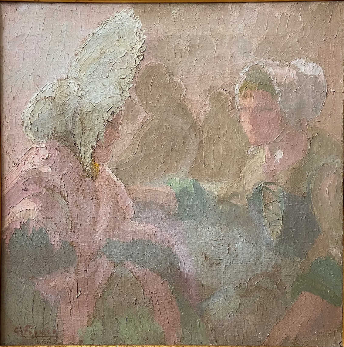 Gil Franco, les deux femmes à la coiffe. Boulogne sur Mer ?-photo-2