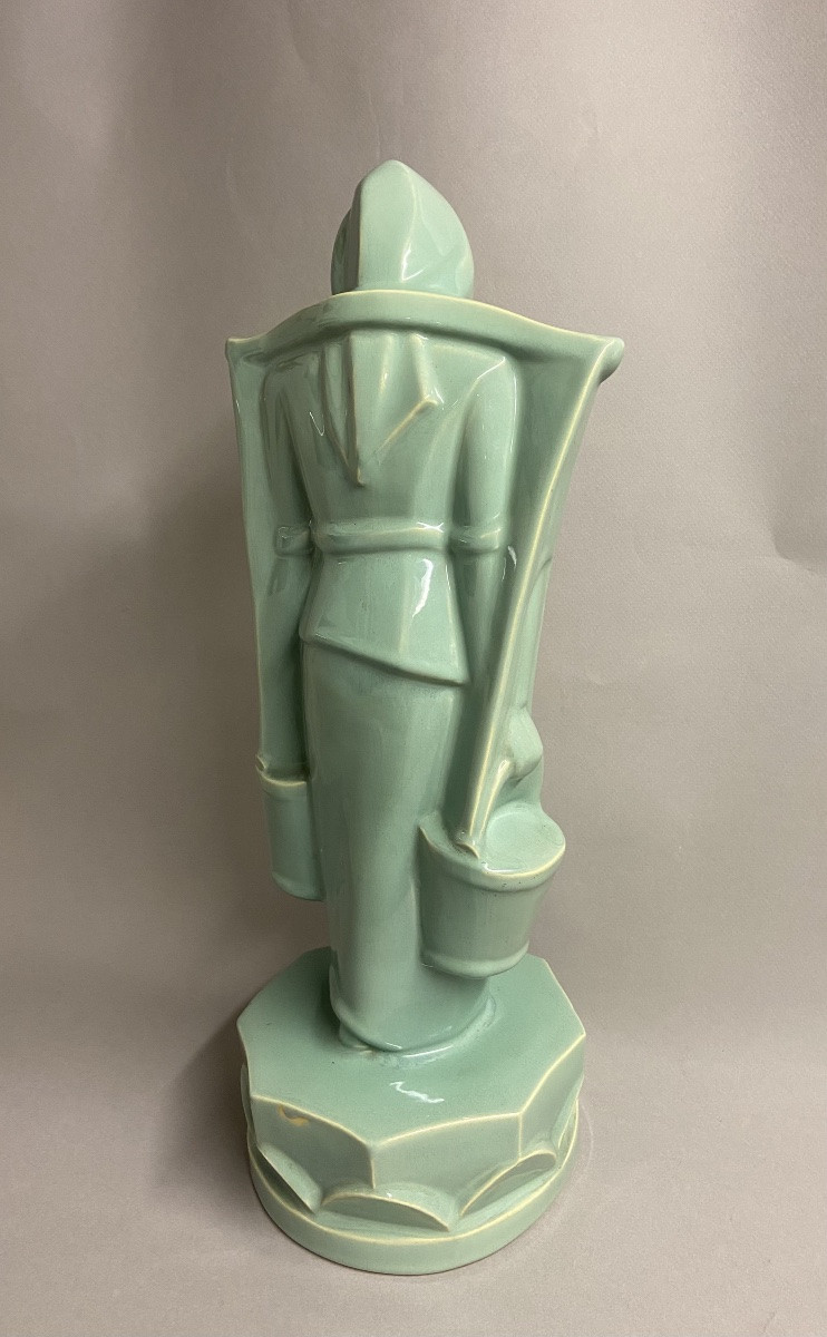 Villeroy et Boch, Luxembourg, rare sujet la femme porteuse d'eau-photo-3