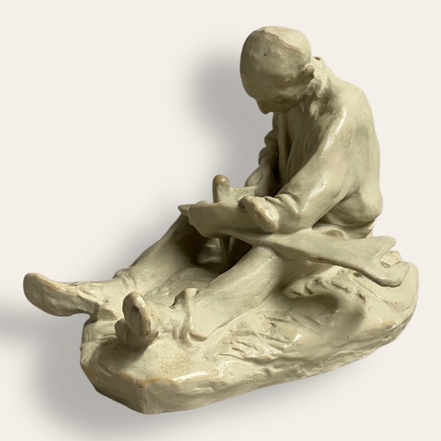 Jules Dalou, et Sèvres. L'aiguisseur de faux Grès de Sèvres-photo-4