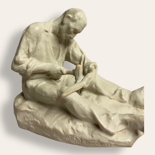 Jules Dalou, et Sèvres. L'aiguisseur de faux Grès de Sèvres-photo-5