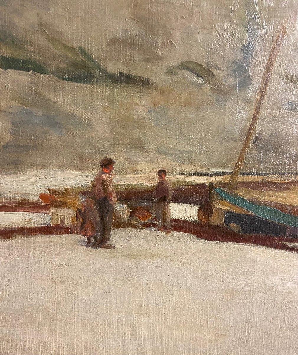 Adolphe Gumery, la plage à Yport-photo-3