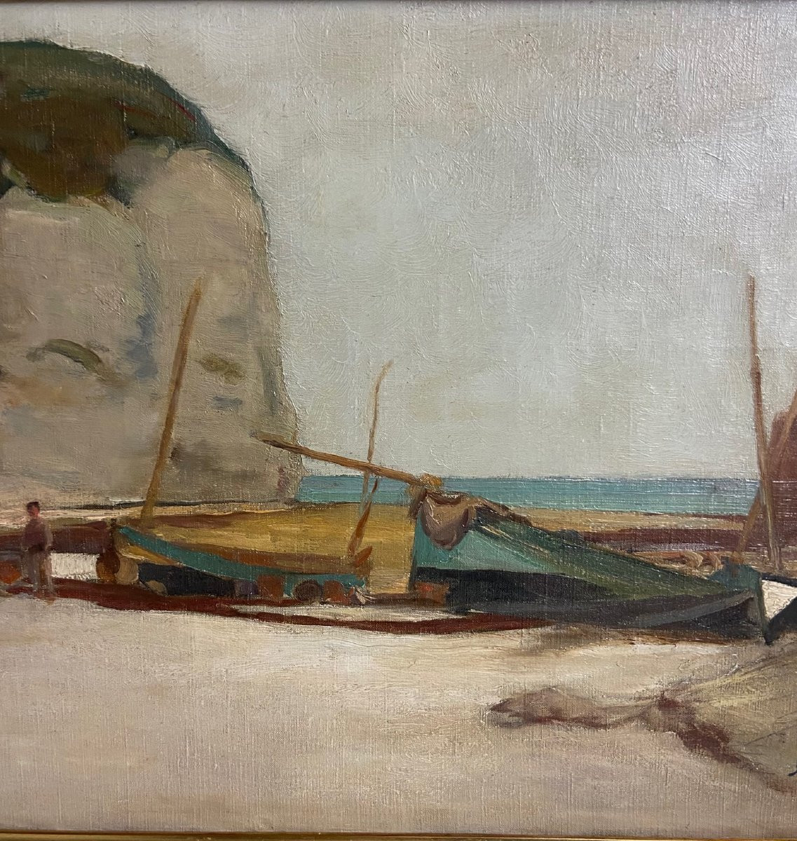 Adolphe Gumery, la plage à Yport-photo-1