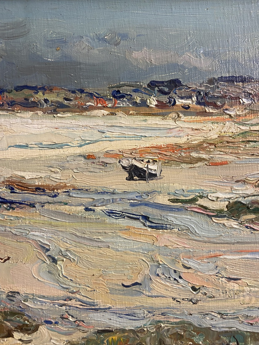 Jean Rigaud, la plage de Keremma, à Treflez, Finistère Bretagne-photo-1