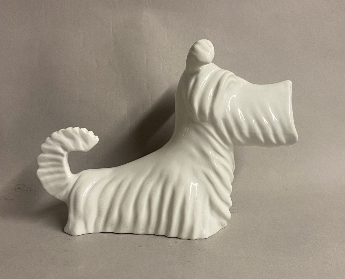 Cerabel, Art Deco Porcelain Dog. Belgium-photo-2