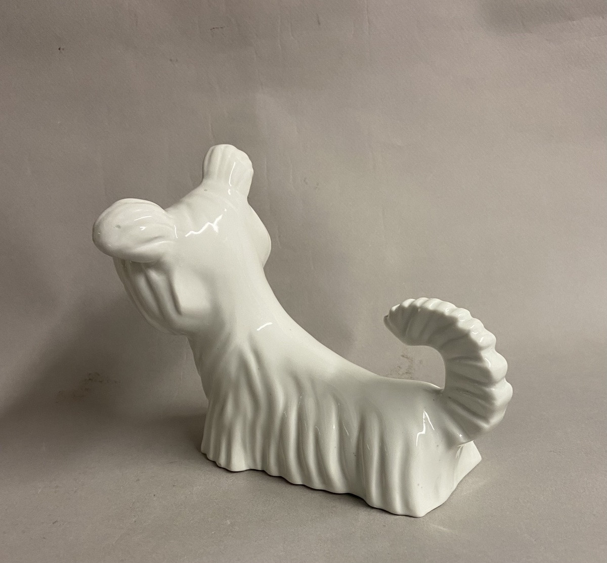 Cerabel, Art Deco Porcelain Dog. Belgium-photo-4