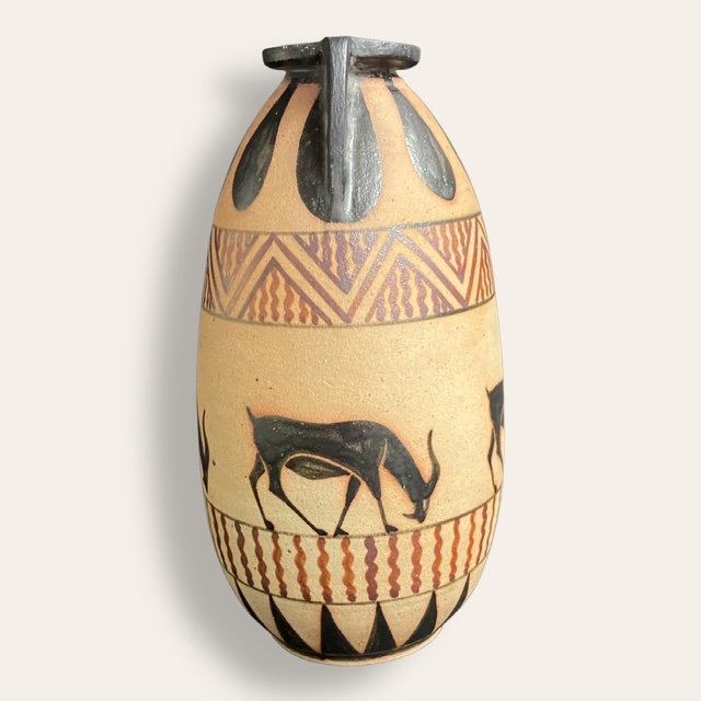 Vase Ciboure, décor aux antilopes-photo-4