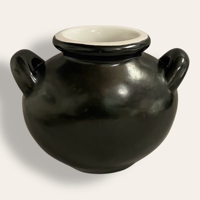 Marcel Guillot, A Stunning Black-glazed Vase. A Rare Piece-photo-2
