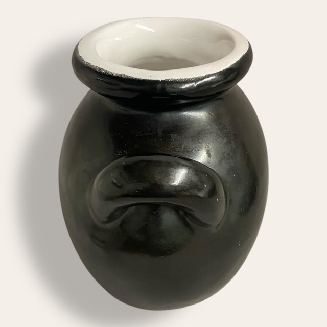 Marcel Guillot, A Stunning Black-glazed Vase. A Rare Piece-photo-3