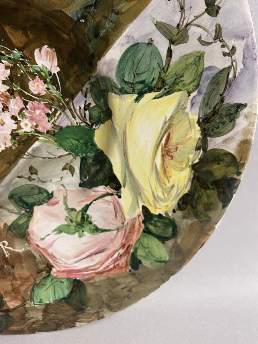 Faenza, Farina, plat décoratif, un train, des roses, le voyage. Un grand Hotel Italien ?-photo-4