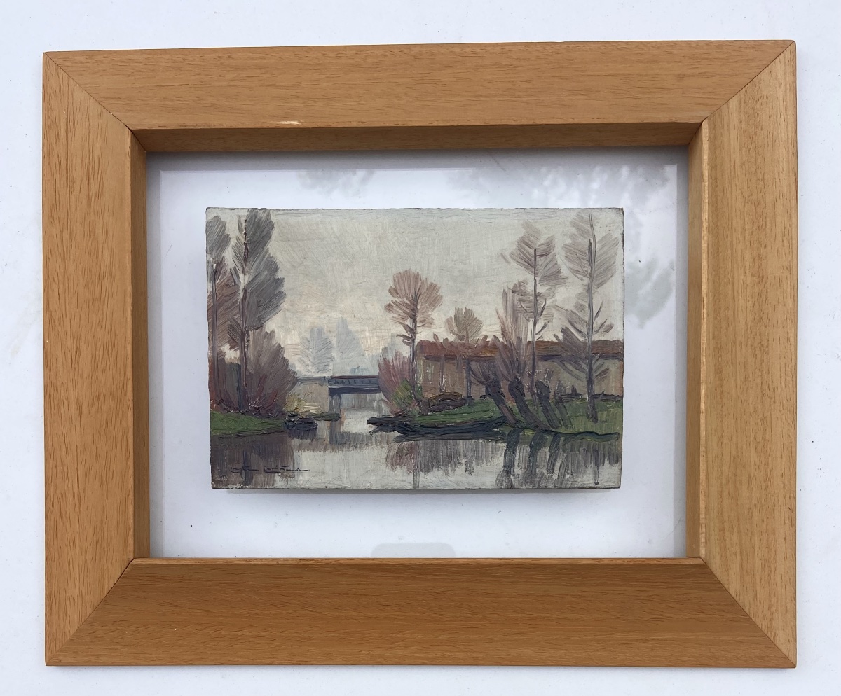 Christian Couillaud, l'hivers au Marais. Vendée