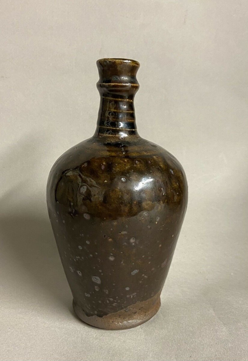 Pierre Digan Bottle, La Borne. French Art Pottery-photo-3