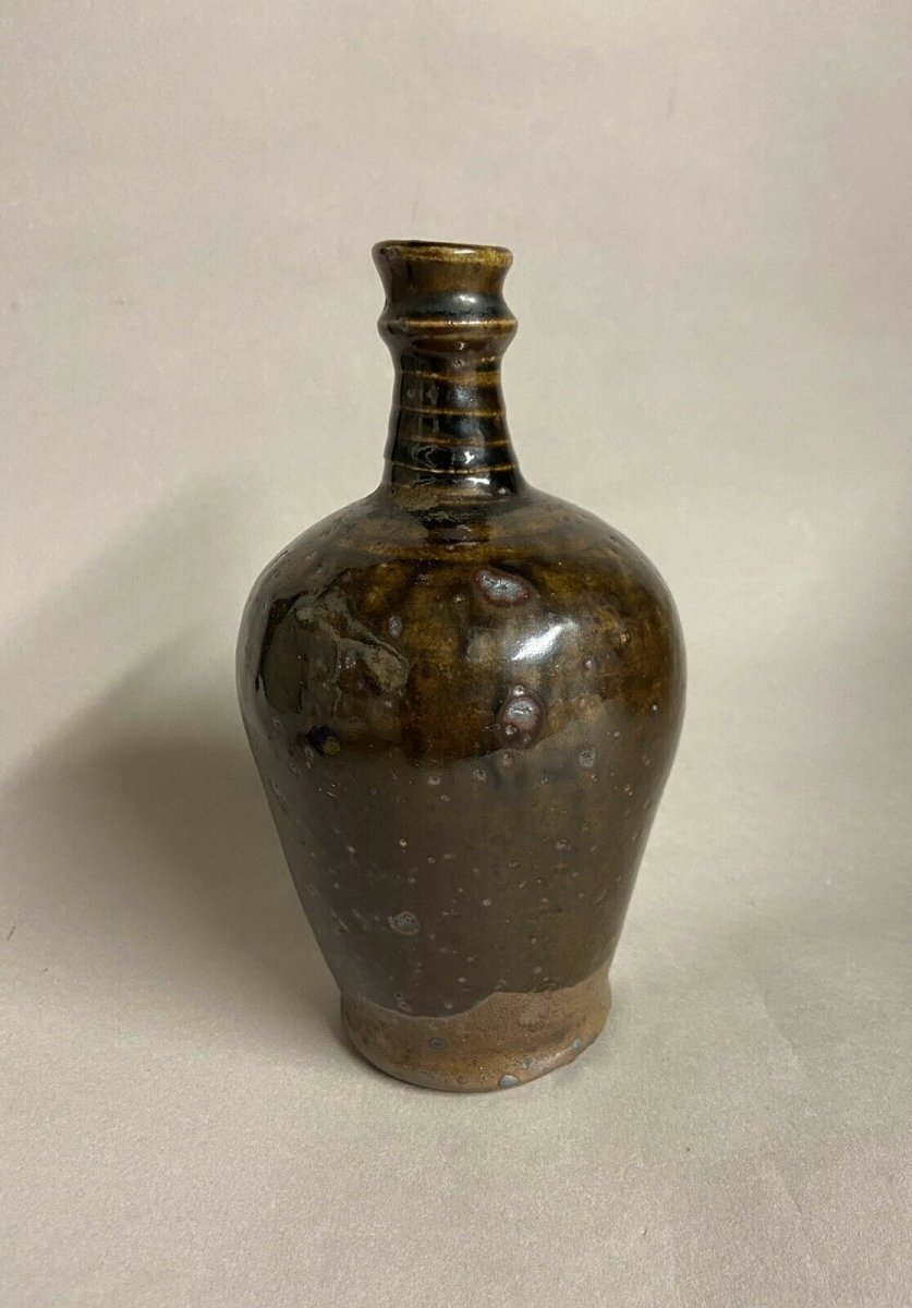 Pierre Digan Bottle, La Borne. French Art Pottery-photo-4