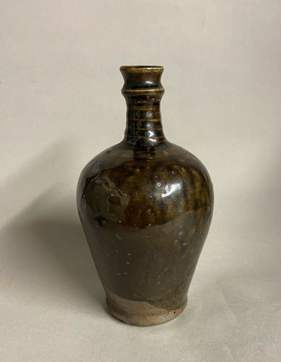 Pierre Digan Bottle, La Borne. French Art Pottery-photo-1