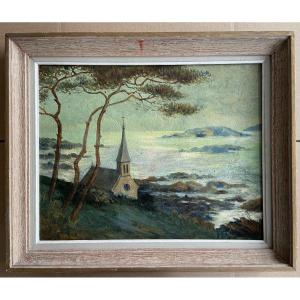 Ploubalzanec, The Trinity Chapel, Near Paimpol. Louis Van De Velde. Brittany