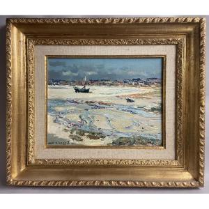 Jean Rigaud, la plage de Keremma, à Treflez, Finistère Bretagne
