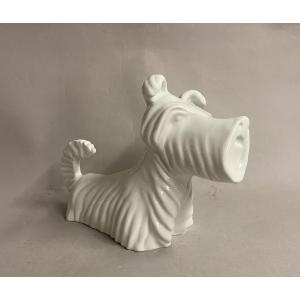 Cerabel, chien en porcelaine art deco. Belgique