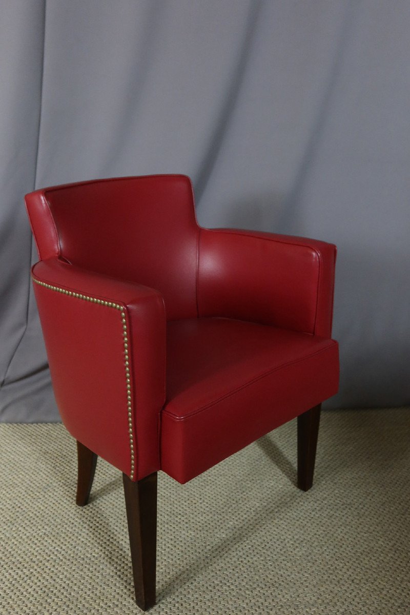  Fauteuil De Bureau Art Deco-photo-1