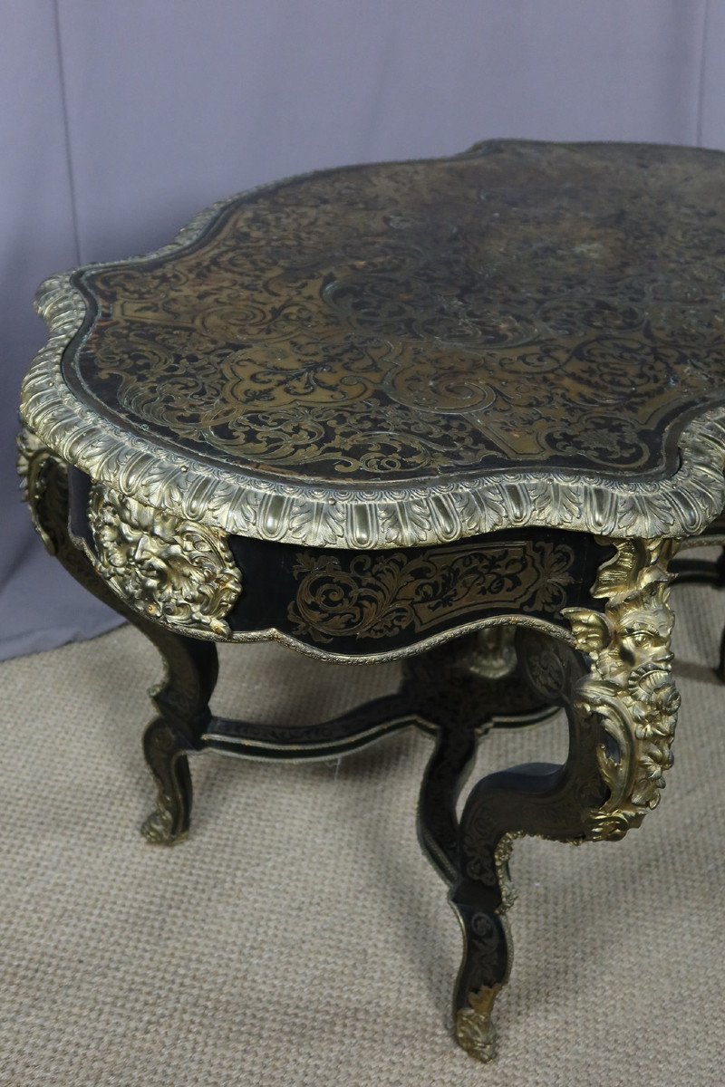 Middle Table Boulle XIX-photo-3