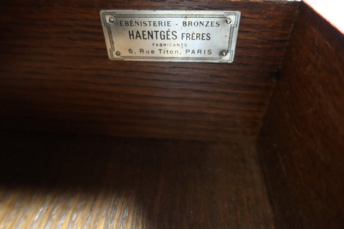 Mahogany Desk Maison Haentges In Paris-photo-4