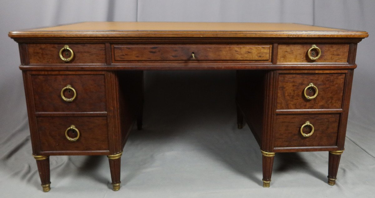 Mahogany Desk Maison Haentges In Paris