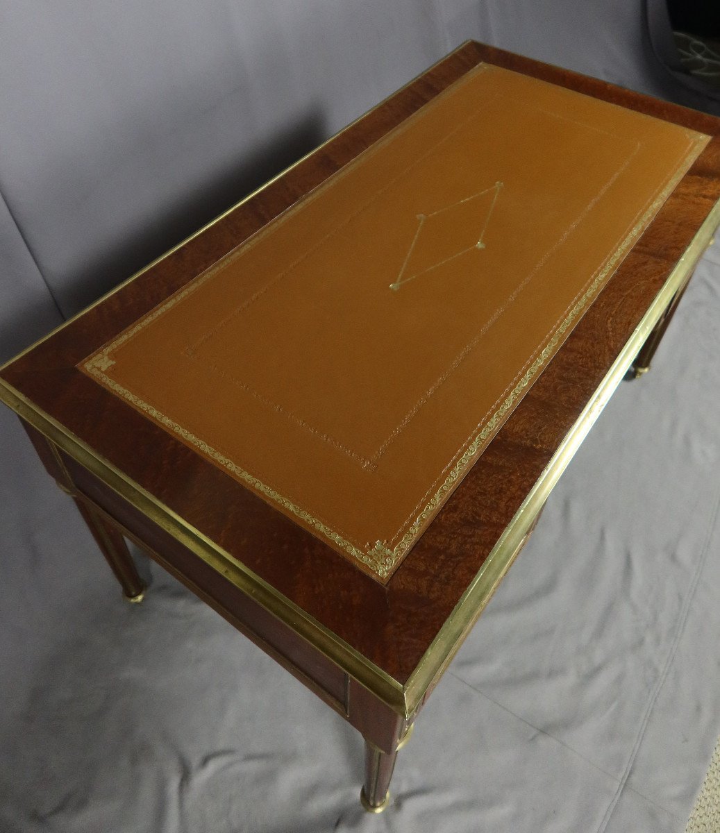 Louis XVI Style Drawer Desk-photo-5