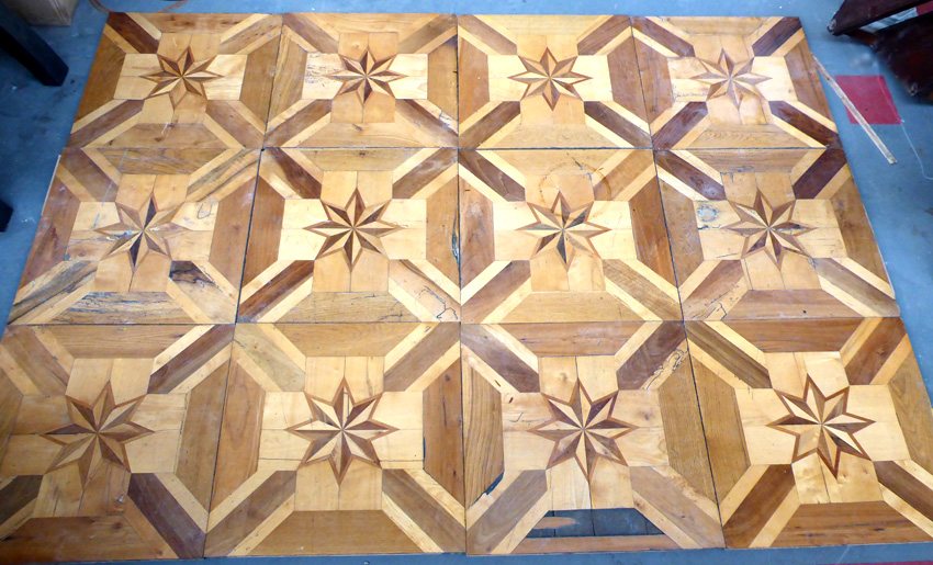 Parquet En Marqueterie époque XIXème Siècle