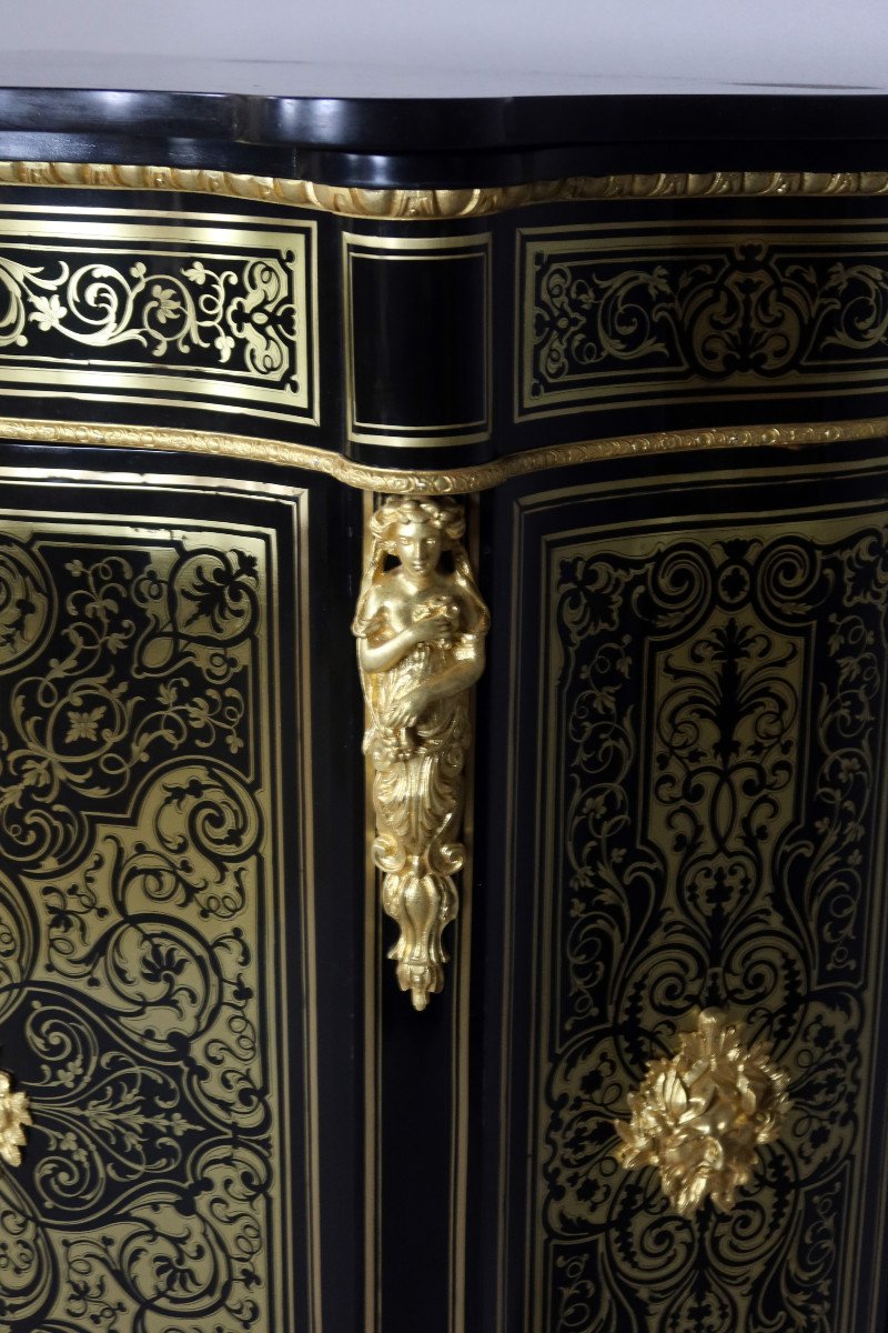Buffet In Boulle Marquetry XIX-photo-7