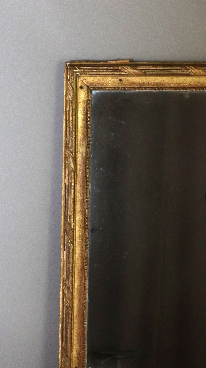 Large Golden Mirror Late 18th Early 19th-photo-2