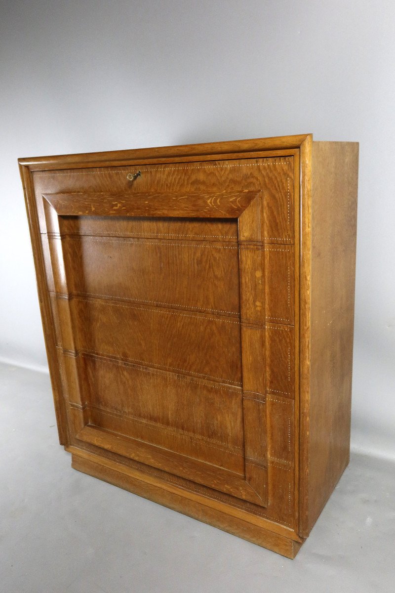 André Sornay Oak Chest Of Drawers-photo-4