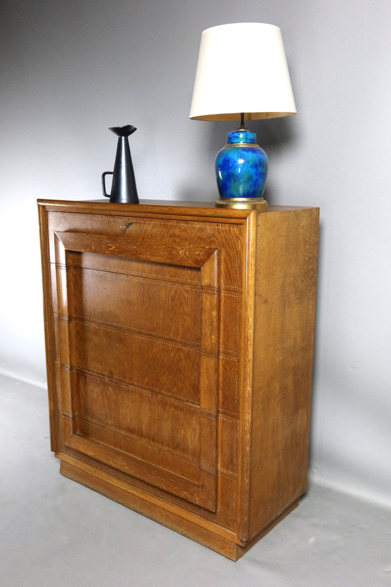 André Sornay Oak Chest Of Drawers-photo-7