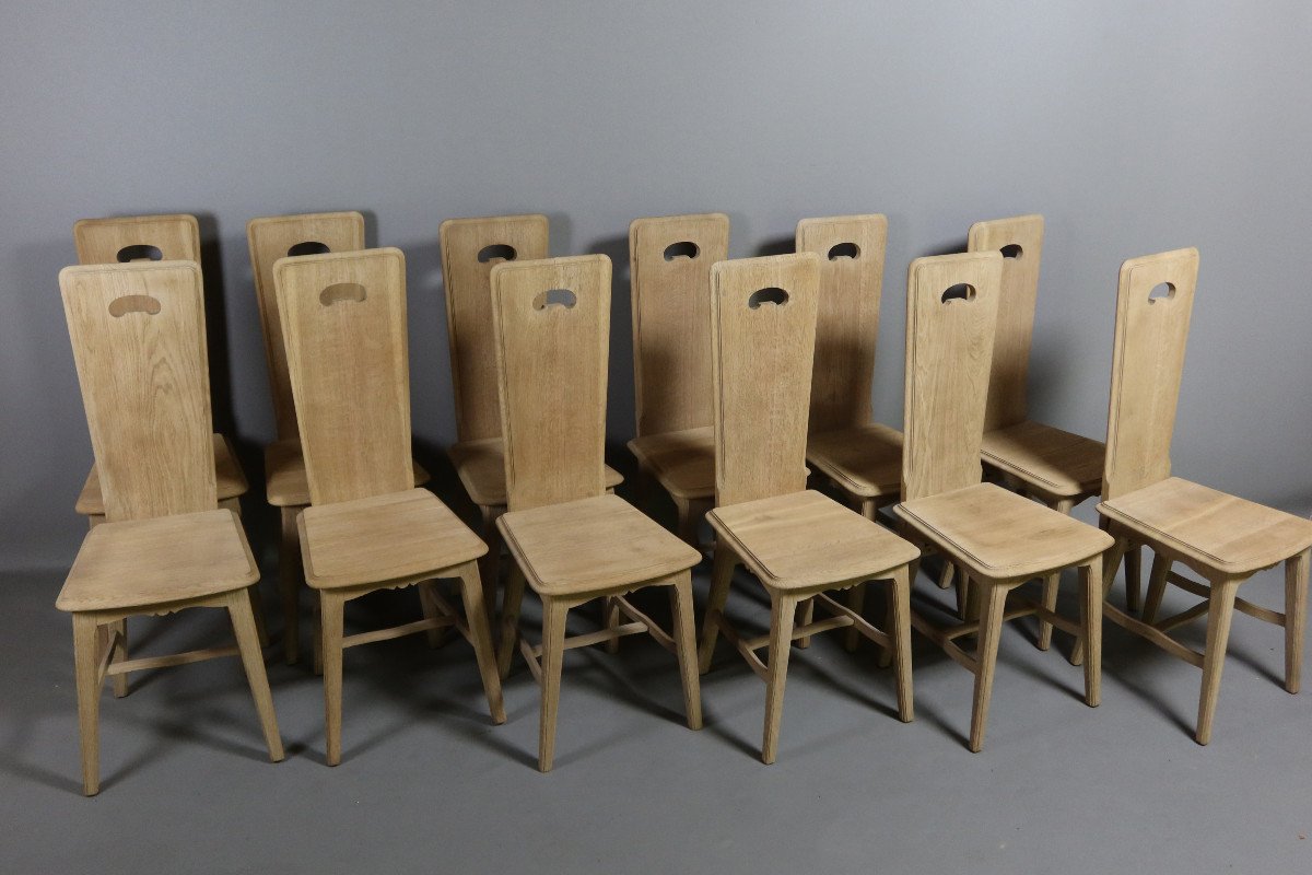 24 Chaises En Chêne -photo-8