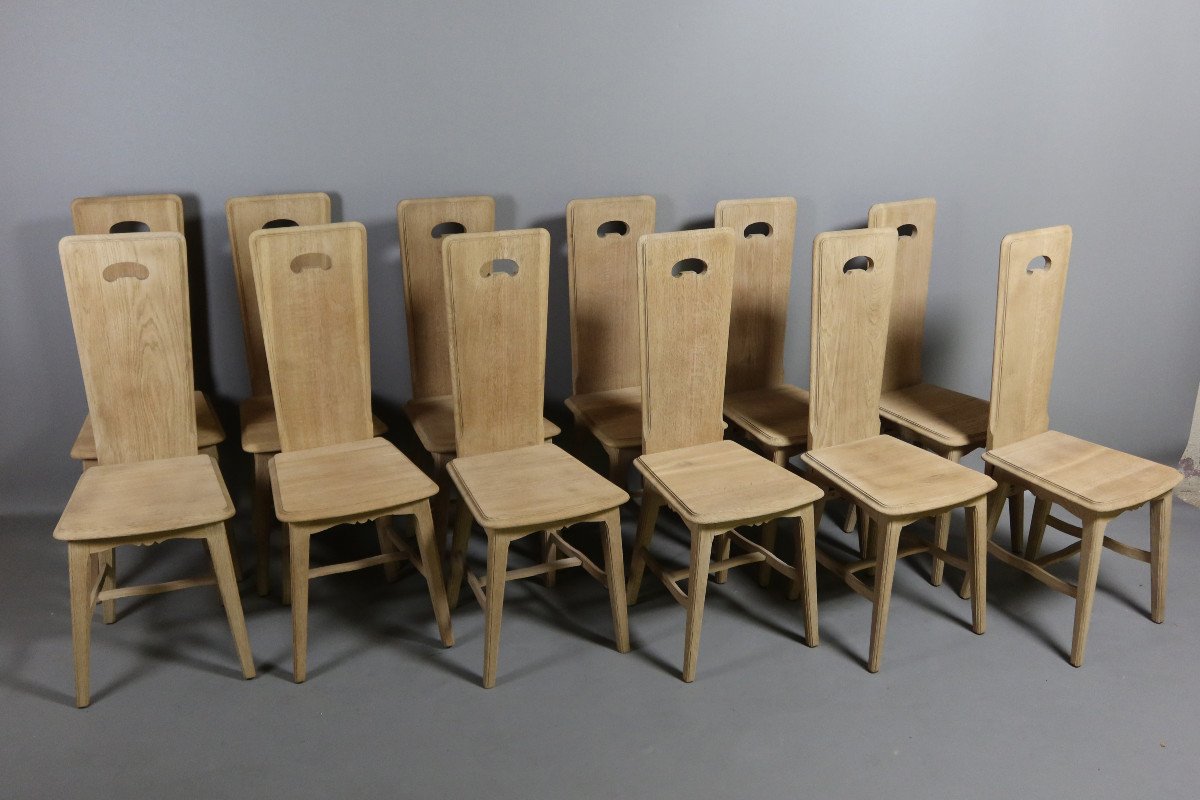 24 Chaises En Chêne 