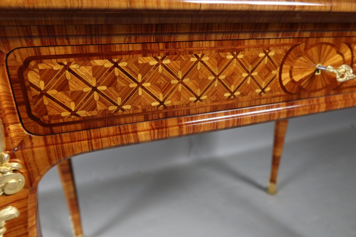 Table Bureau En Marqueterie XIXème -photo-6
