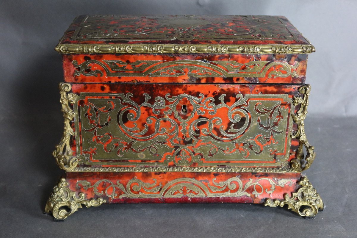 Boulle Marquetry Box Music Box