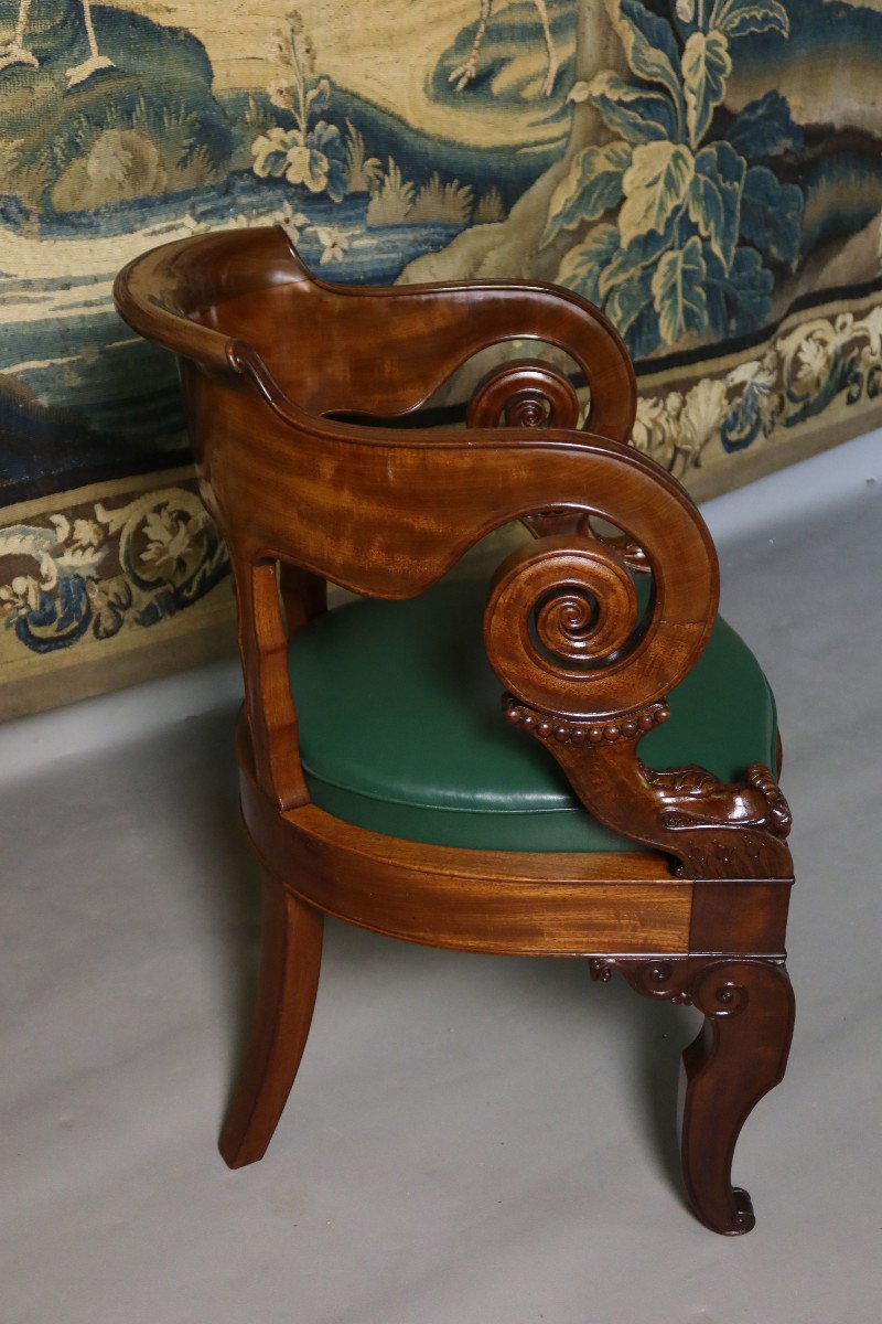 Fauteuil De Bureau époque XIXème-photo-2