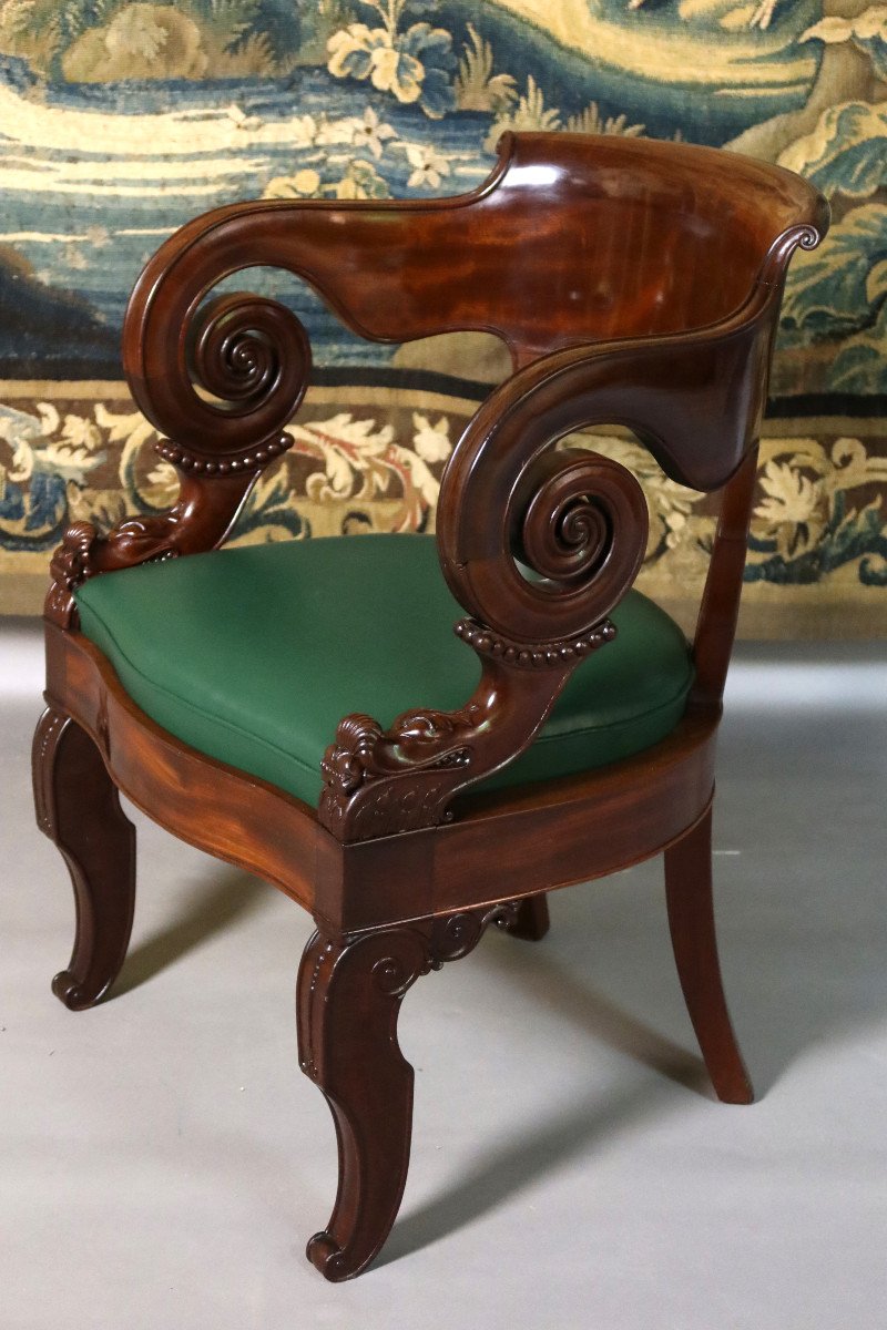 Fauteuil De Bureau époque XIXème-photo-4
