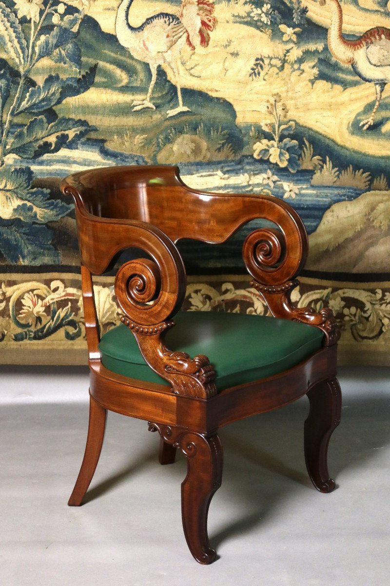 Fauteuil De Bureau époque XIXème-photo-6
