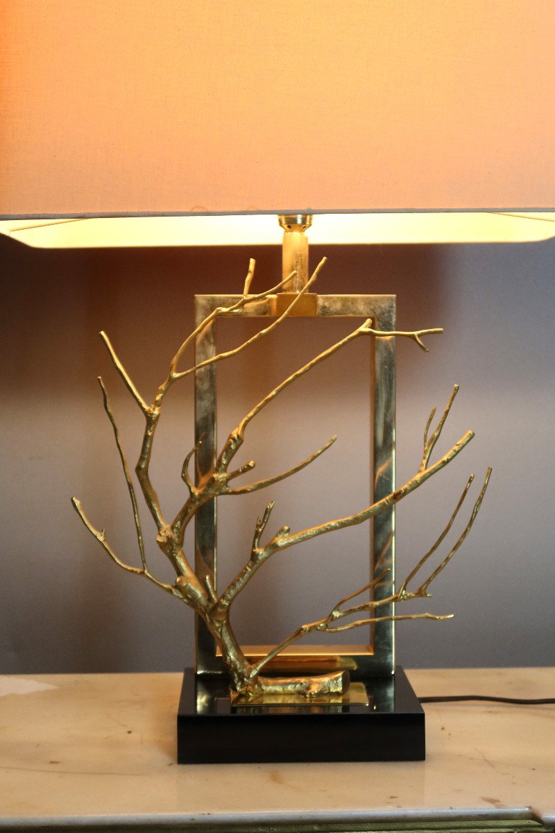 Living Room Lamp In The Spirit Of Maison Charles-photo-3