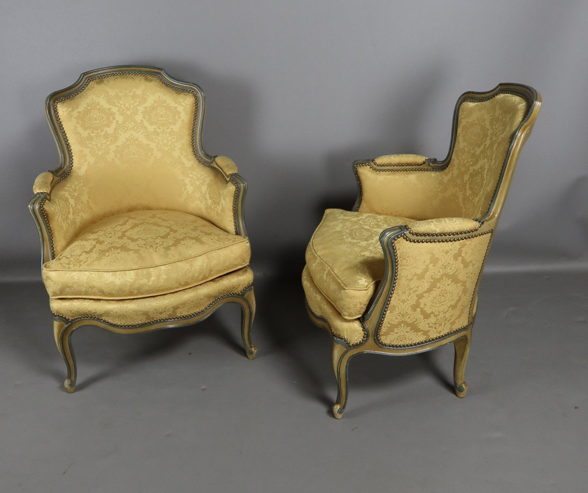 Fauteuils style  Louis XV -photo-3