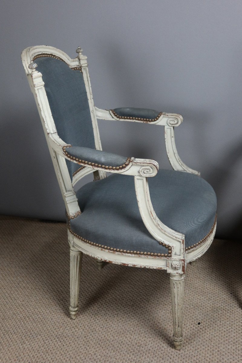 Louis XVI Period Armchairs-photo-3