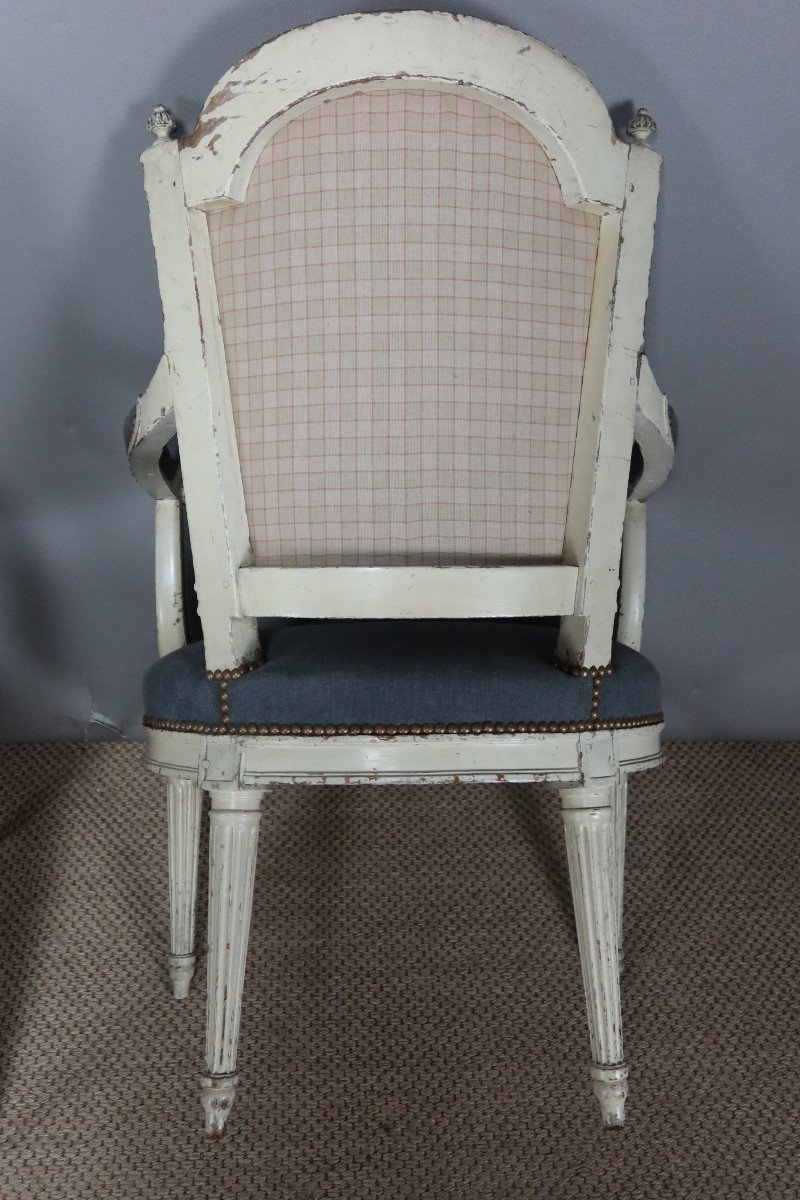 Louis XVI Period Armchairs-photo-4