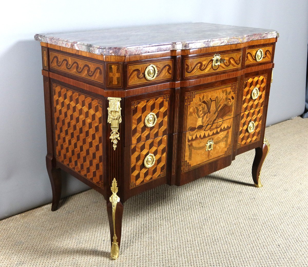 Commode Transition En Marqueterie 