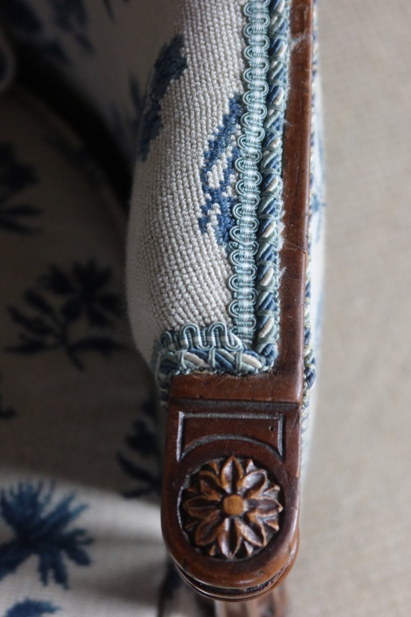 Bergère Louis XVI époque XIX-photo-2