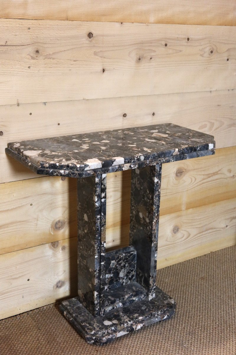 Console Art Déco En Marbre-photo-3