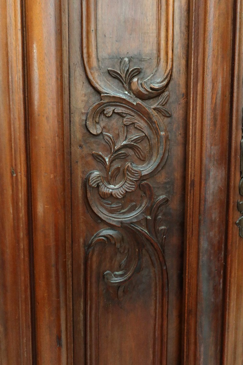 18th Century Lyonnaise Walnut Cabinet-photo-3